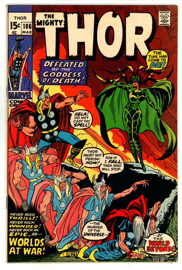 Thor Vol 1 186 VF- (7.5) (1971)