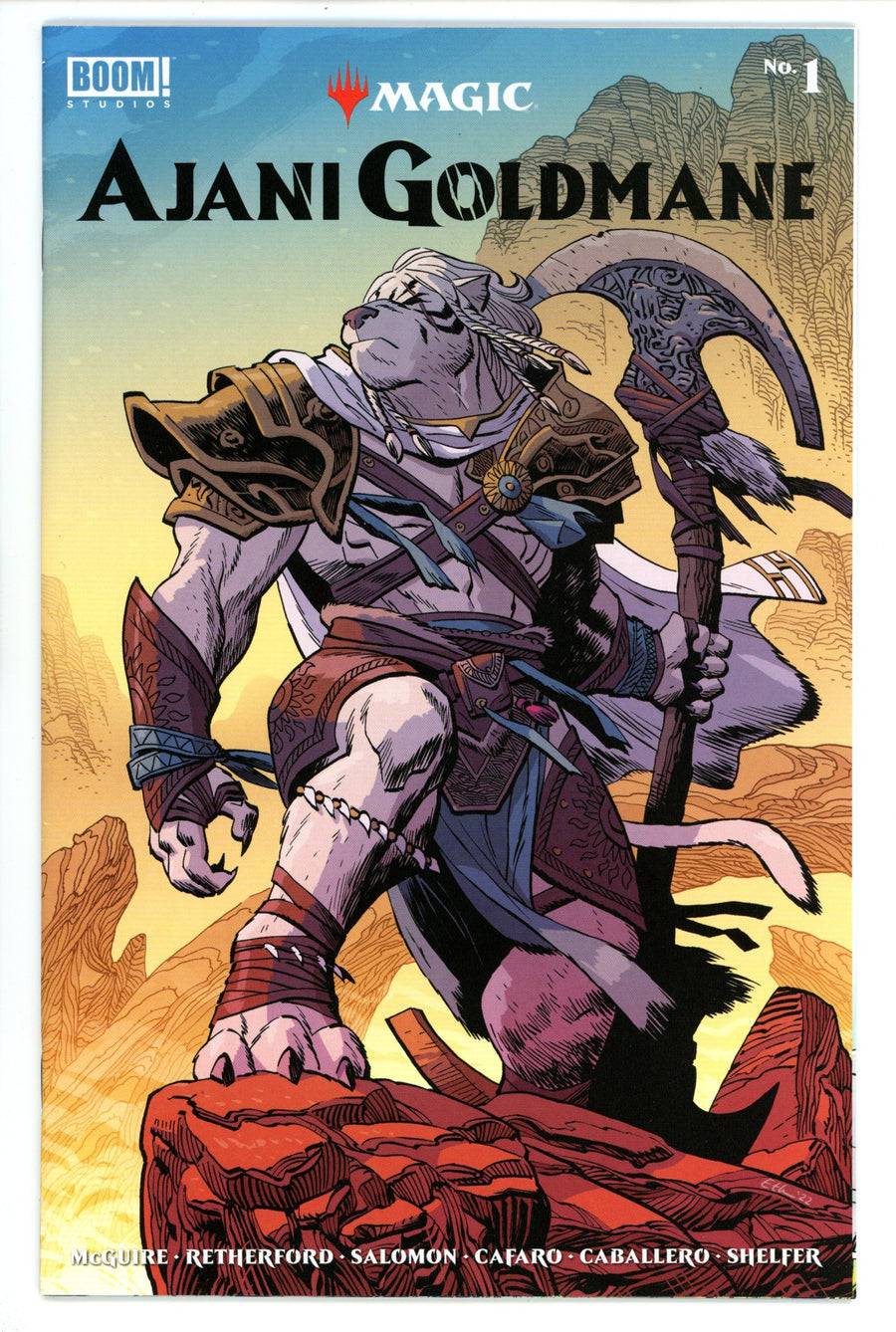 Magic: Ajani Goldmane 1 High Grade (2022) Young Variant 