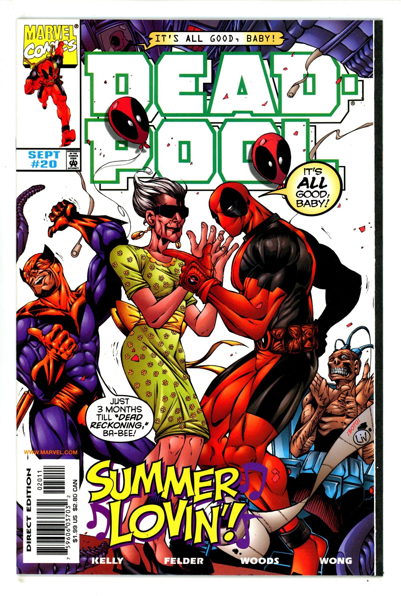 Deadpool Vol 2 20 NM (9.4) (1998)