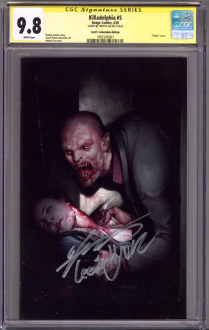 Killadelphia 5 CGC 9.8 (NM/M) (2020) Lee Virgin Exclusive Variant Signed x1 Cover Inhyuk Lee
