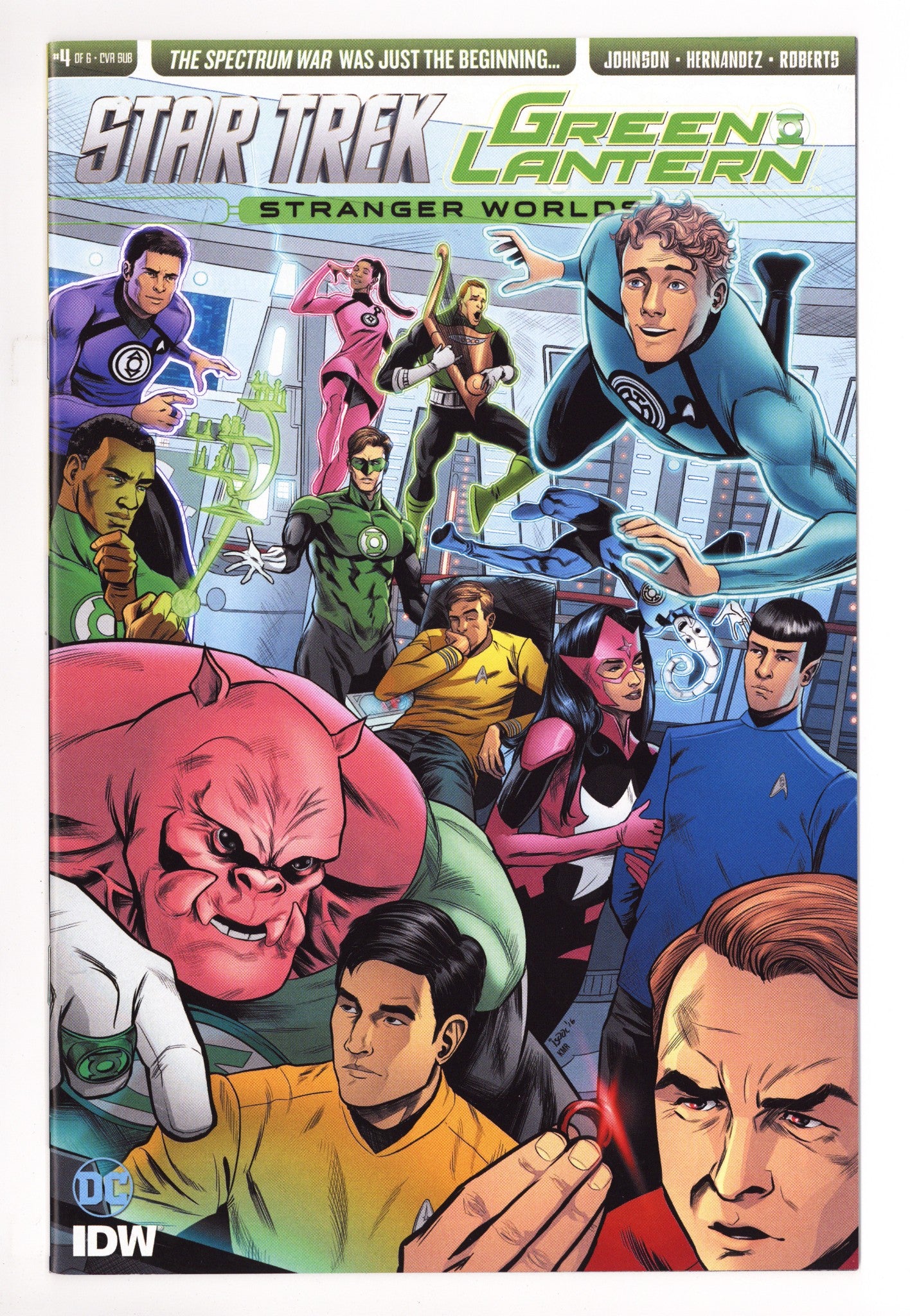 Star Trek / Green Lantern Vol 2 4 High Grade (2017) Goodheart Variant 
