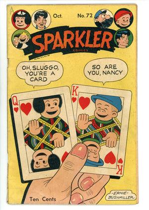 Sparkler Comics Vol 7 12 (72) GD/VG (3.0) (1947) 