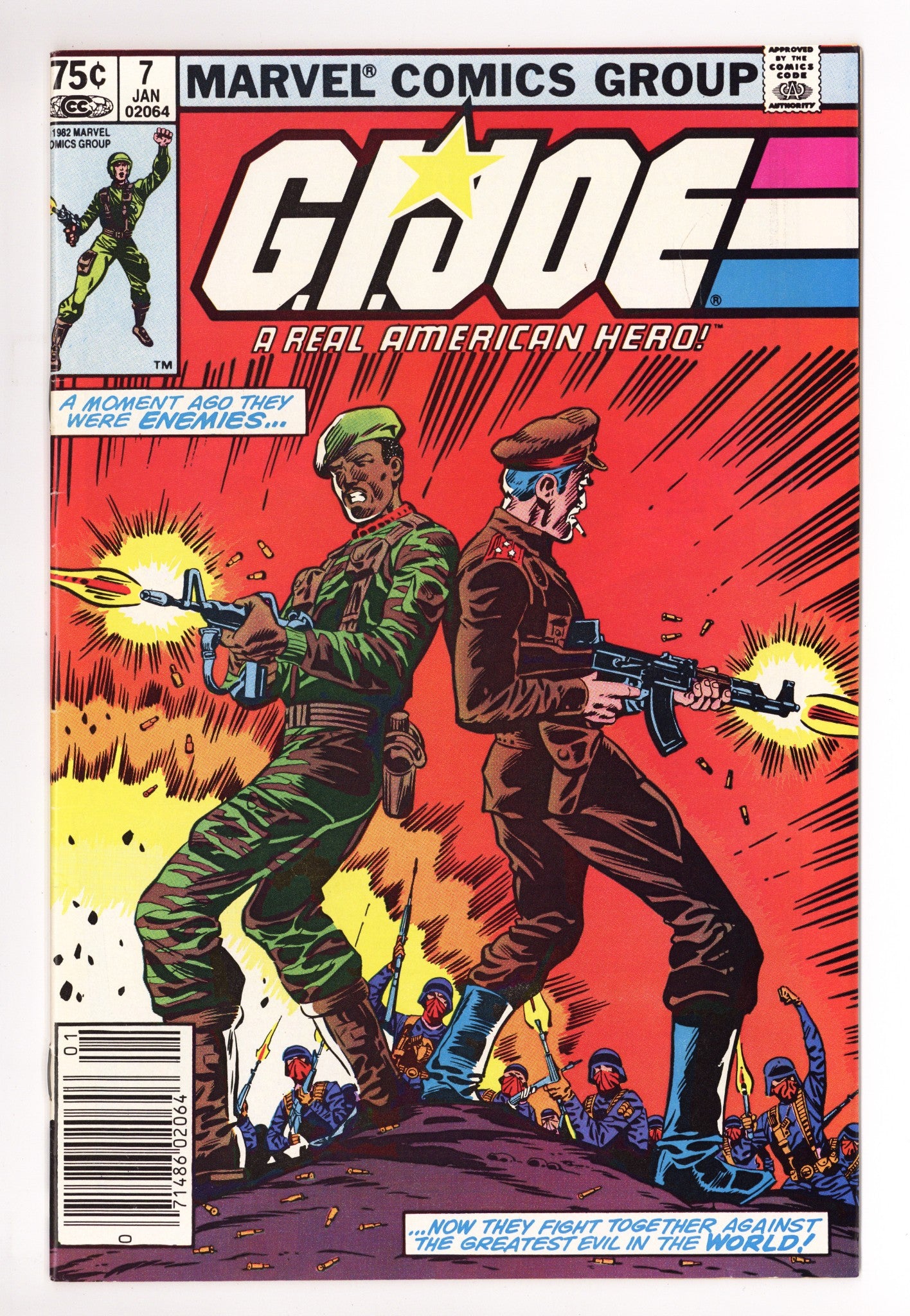 G.I. Joe, A Real American Hero 7 VF- (7.5) (1983) Canadian Price Variant 