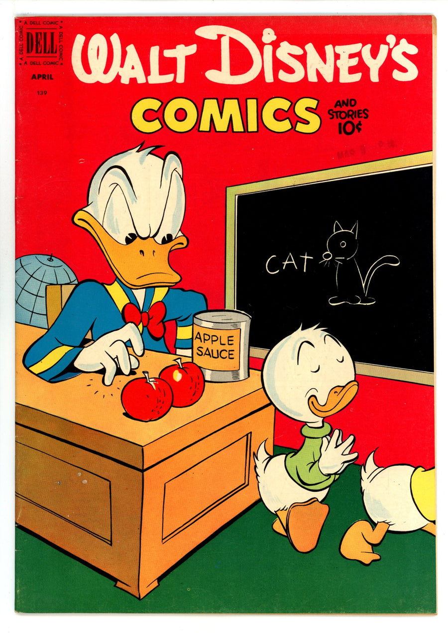 Walt Disney's Comics and Stories Vol 12 7 (139) VF- (7.5) (1952) 