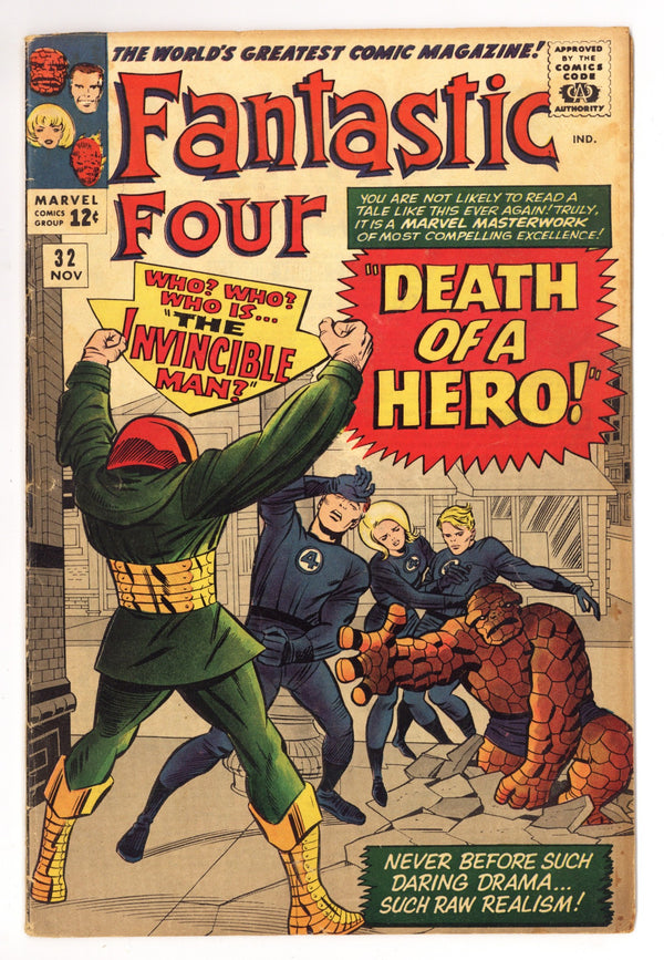 Fantastic Four Vol 1 32 VG+ (4.5) (1964)