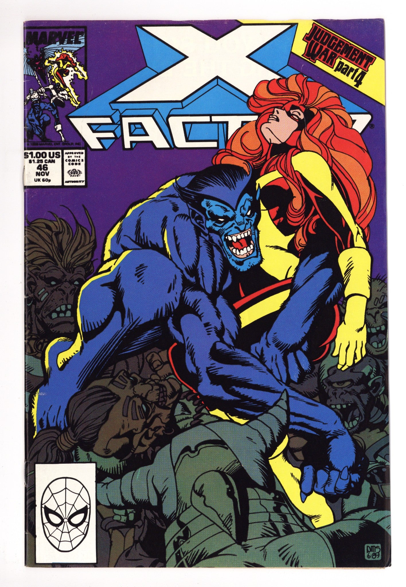 X-Factor Vol 1 46 Mid Grade (1989) 