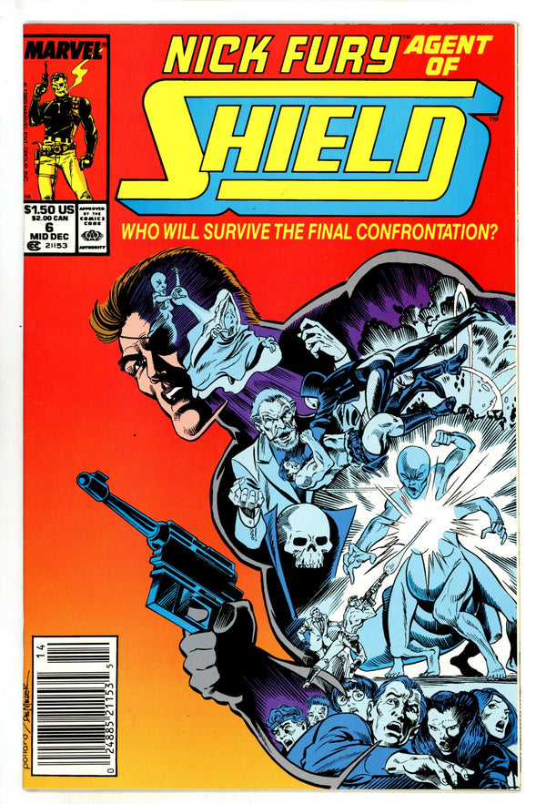 Nick Fury, Agent of S.H.I.E.L.D. Vol 4 6 High Grade (1989)