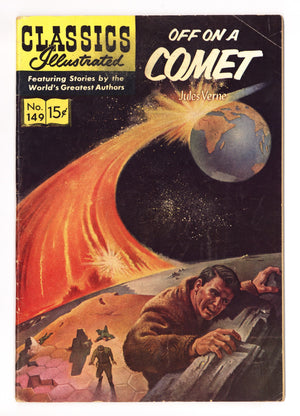 Classics Illustrated 149 [O] Low Grade Off on a Comet HRN 149 (1959) 