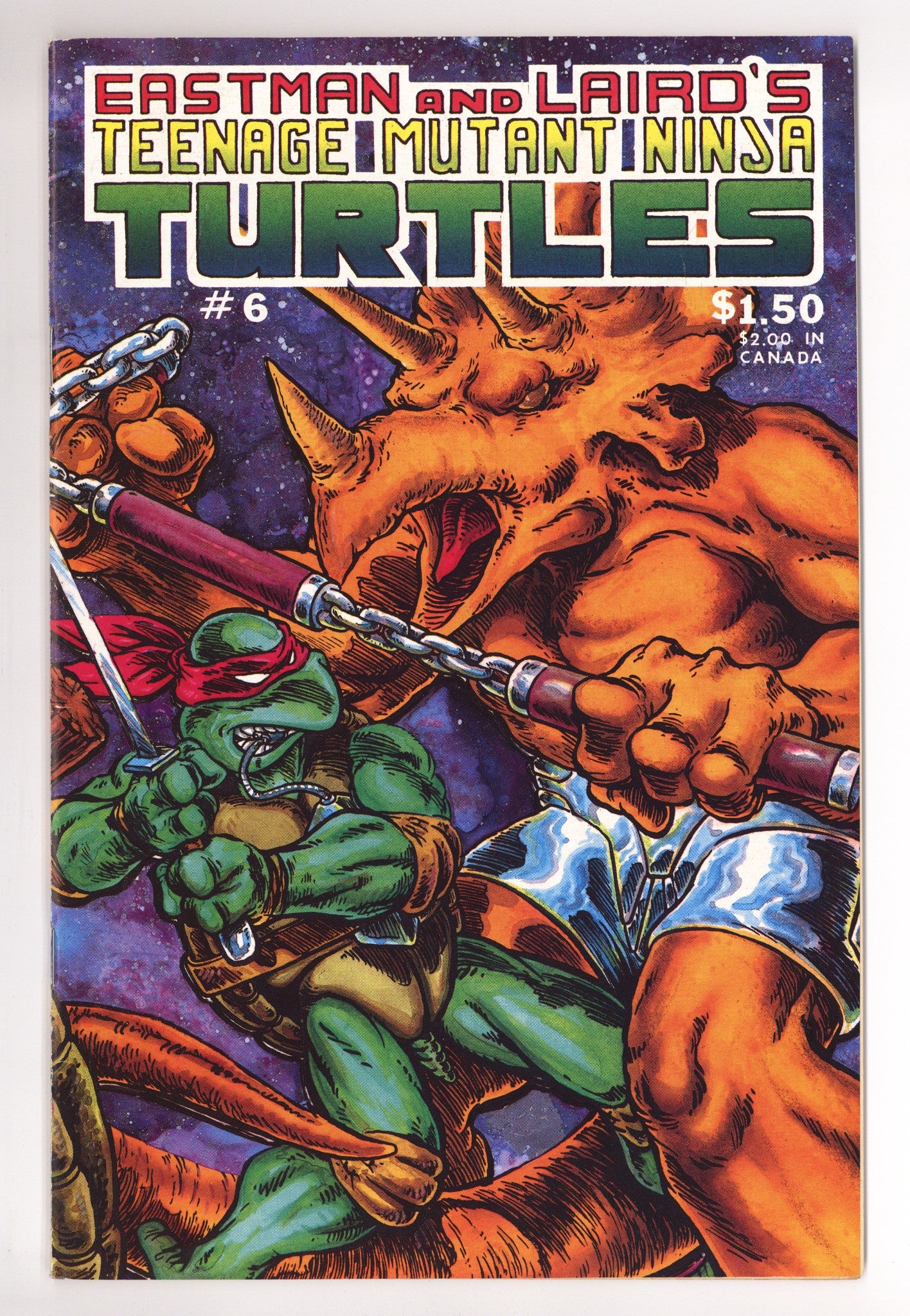 Teenage Mutant Ninja Turtles Vol 1 6 VF+ (8.5) (1986) 