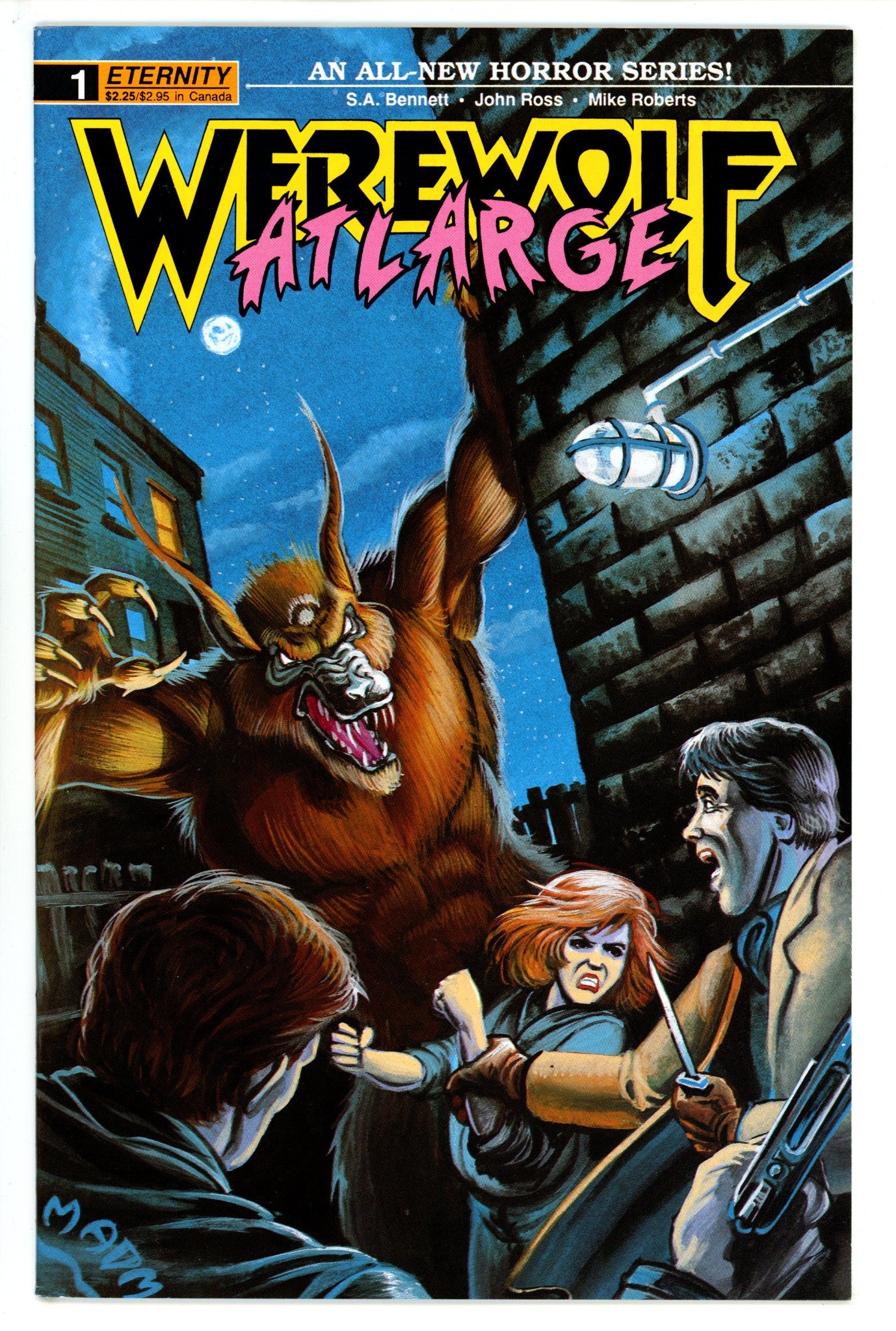 Werewolf at Large 1 VF/NM (1989)