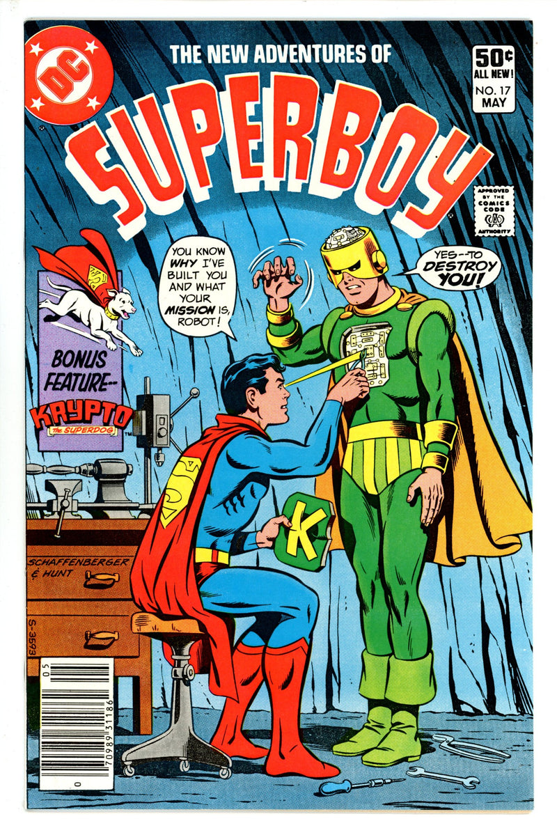 The New Adventures of Superboy 17 Newsstand VF/NM (1981)
