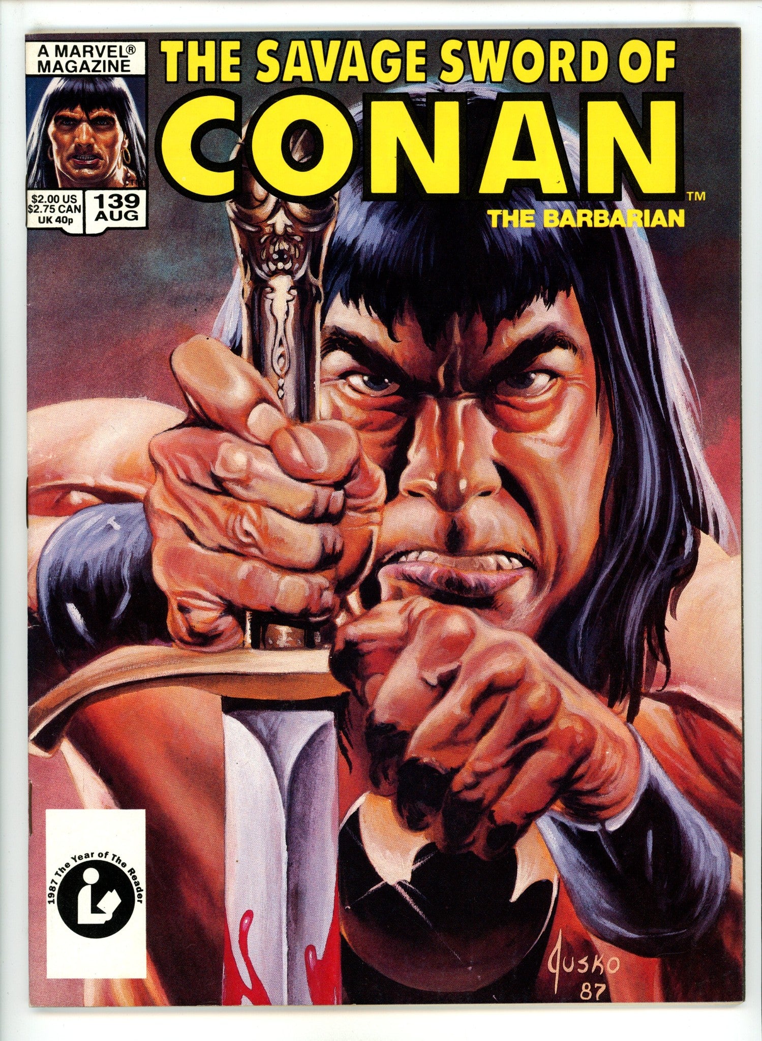 The Savage Sword of Conan Vol 1 139 Low Grade (1987) 