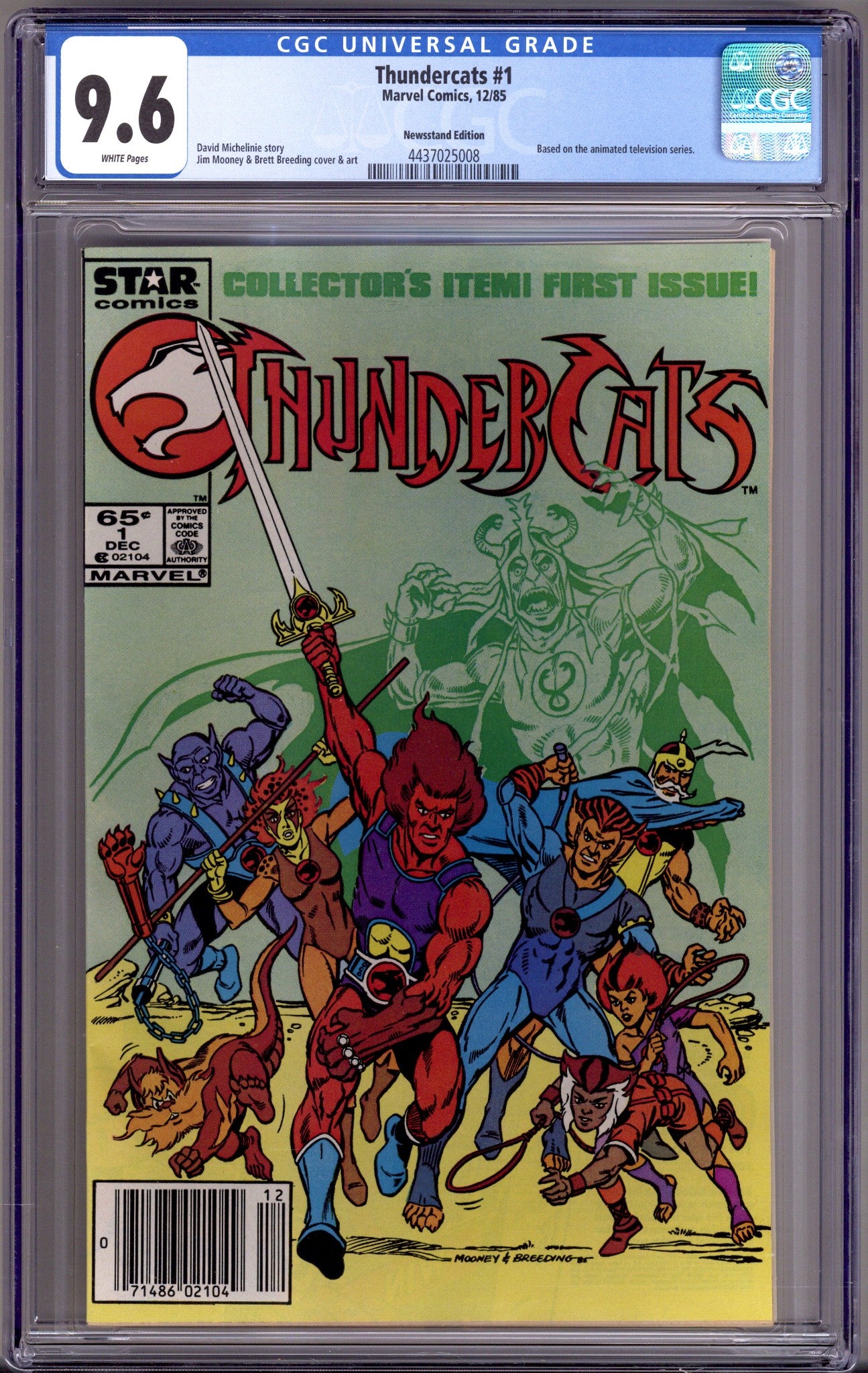 Thundercats   1 CGC 9.6 (NM+)   (1985)     Newsstand  