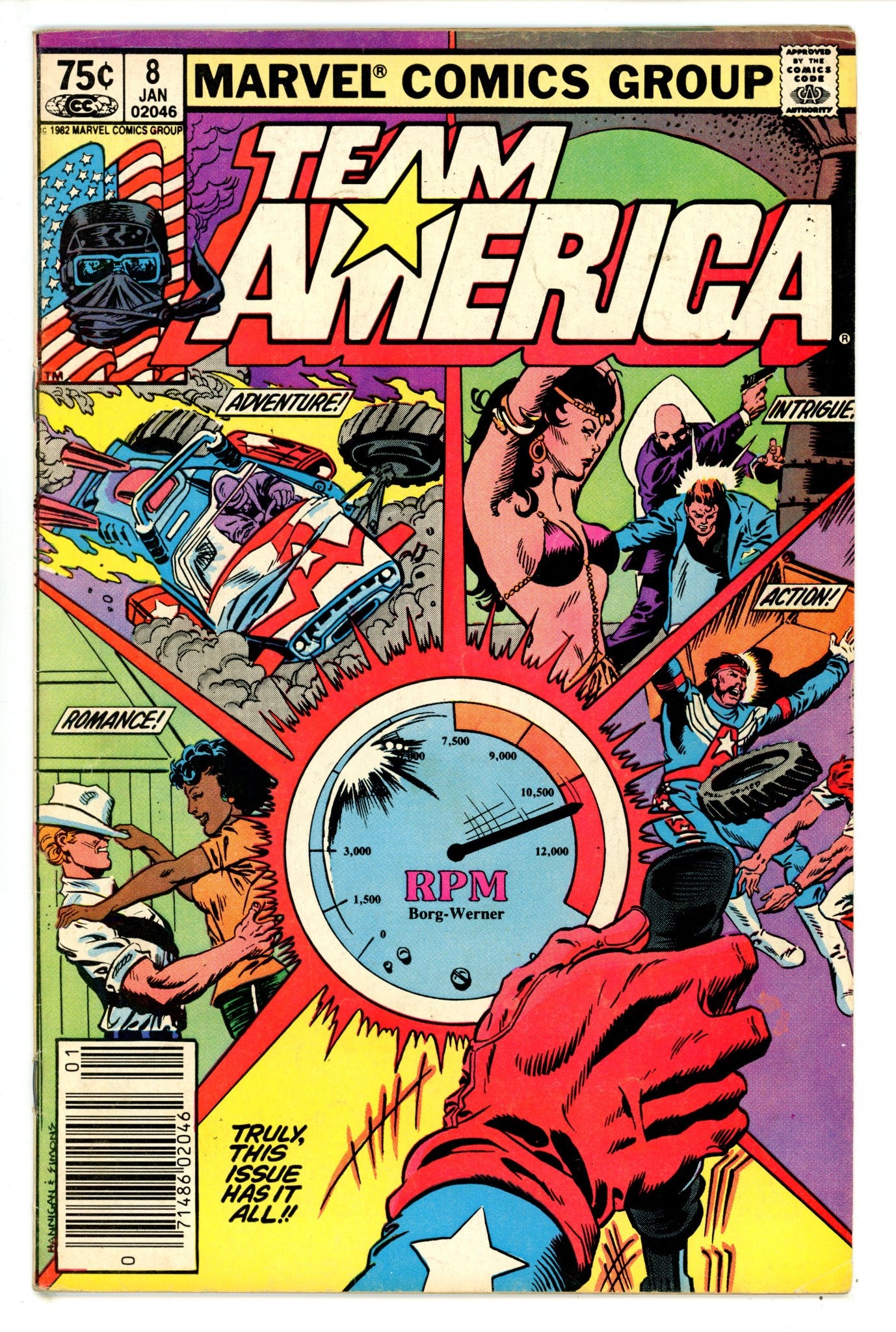 Team America 8 Canadian Variant VG (1982)