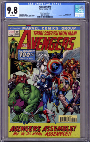 Avengers Vol 8 10 (700) CGC 9.8 (NM/M)   (2019) Adams     Incentive Variant