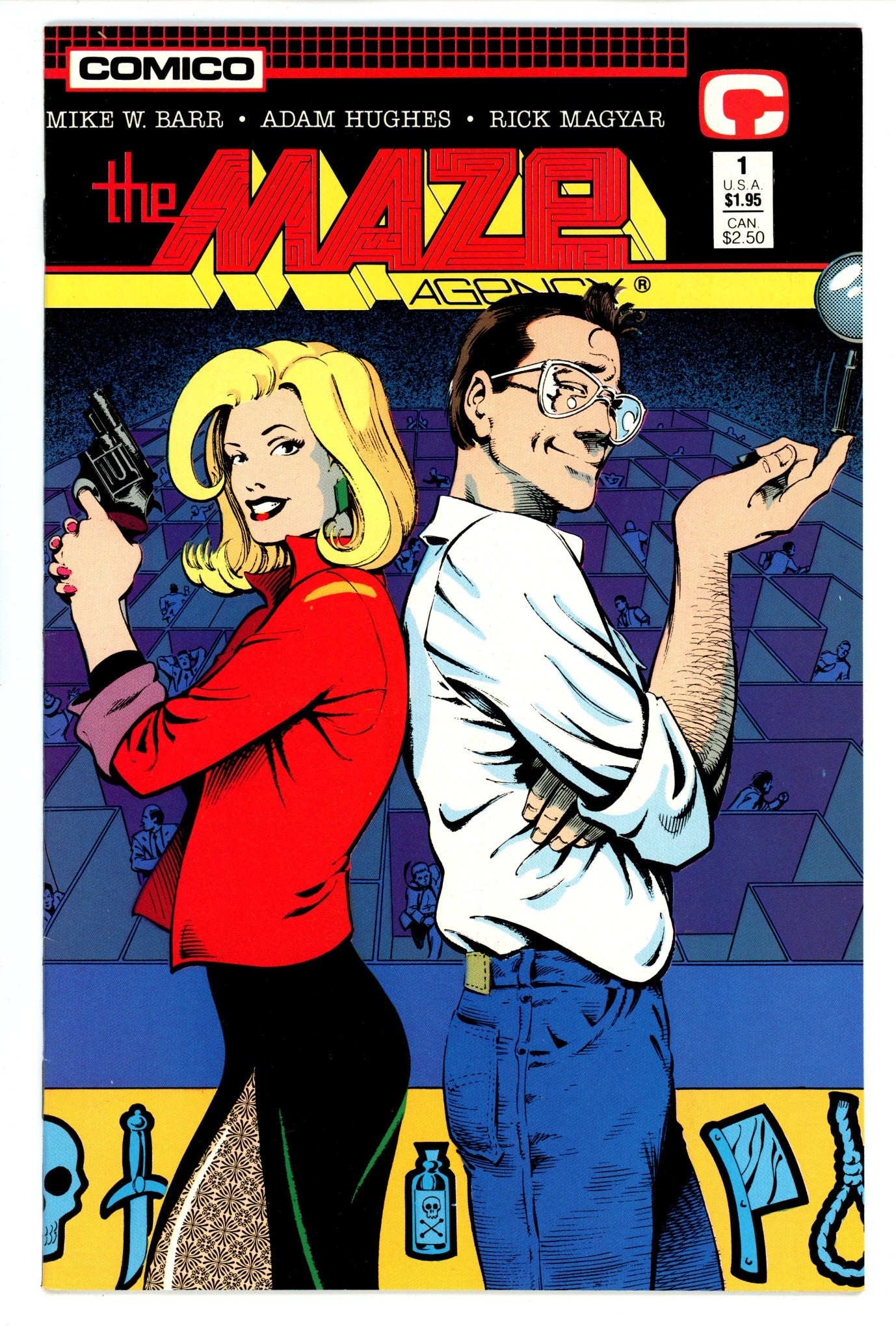The Maze Agency 1 VF+ (8.5) (1988) 