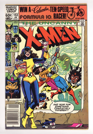 The Uncanny X-Men Vol 1 153 Mid Grade (1982) Newsstand