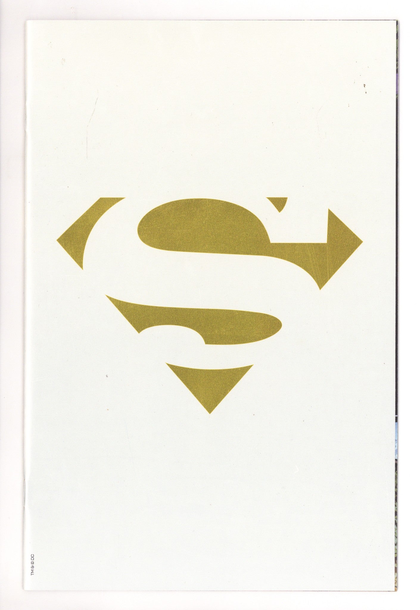 Superman: Lost   1  NM (9.4)   (2023) Gold Foil Insignia Exclusive Variant  