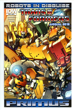 The Transformers: Robots in Disguise Annual [nn] High Grade (2012) Griffith Variant
