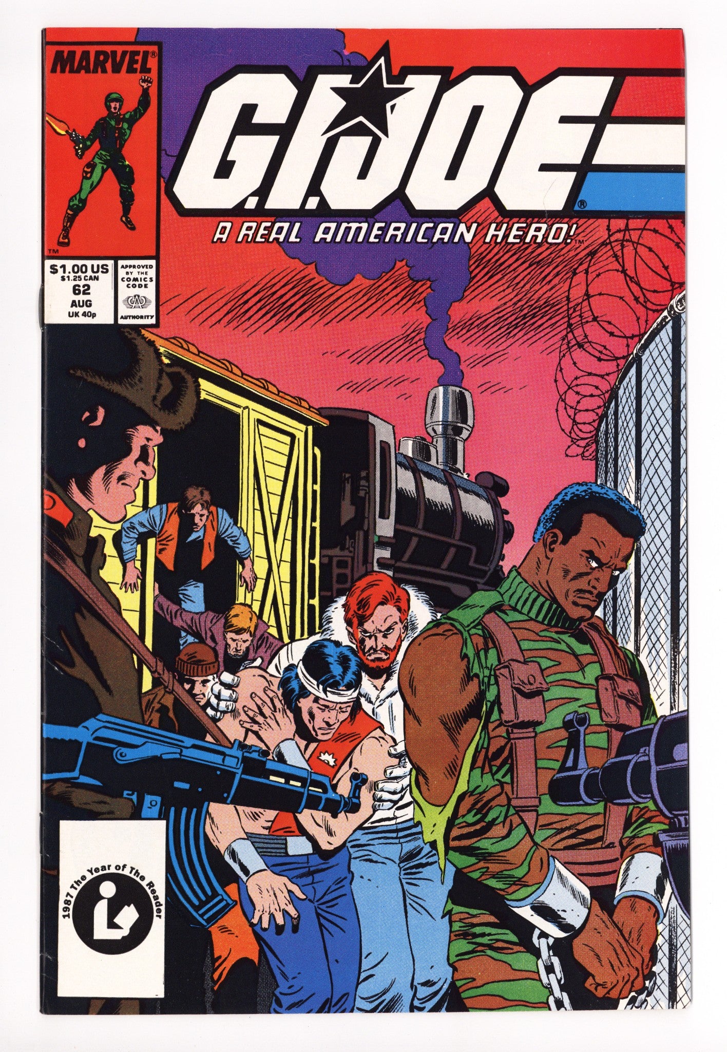 G.I. Joe, A Real American Hero 62 Mid Grade (1987) 