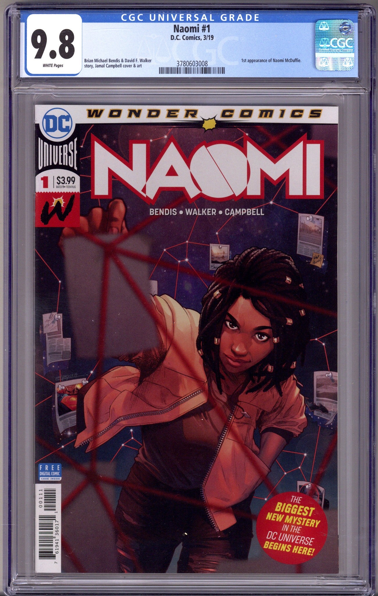 Naomi 1 CGC 9.8 (NM/M) (2019) 