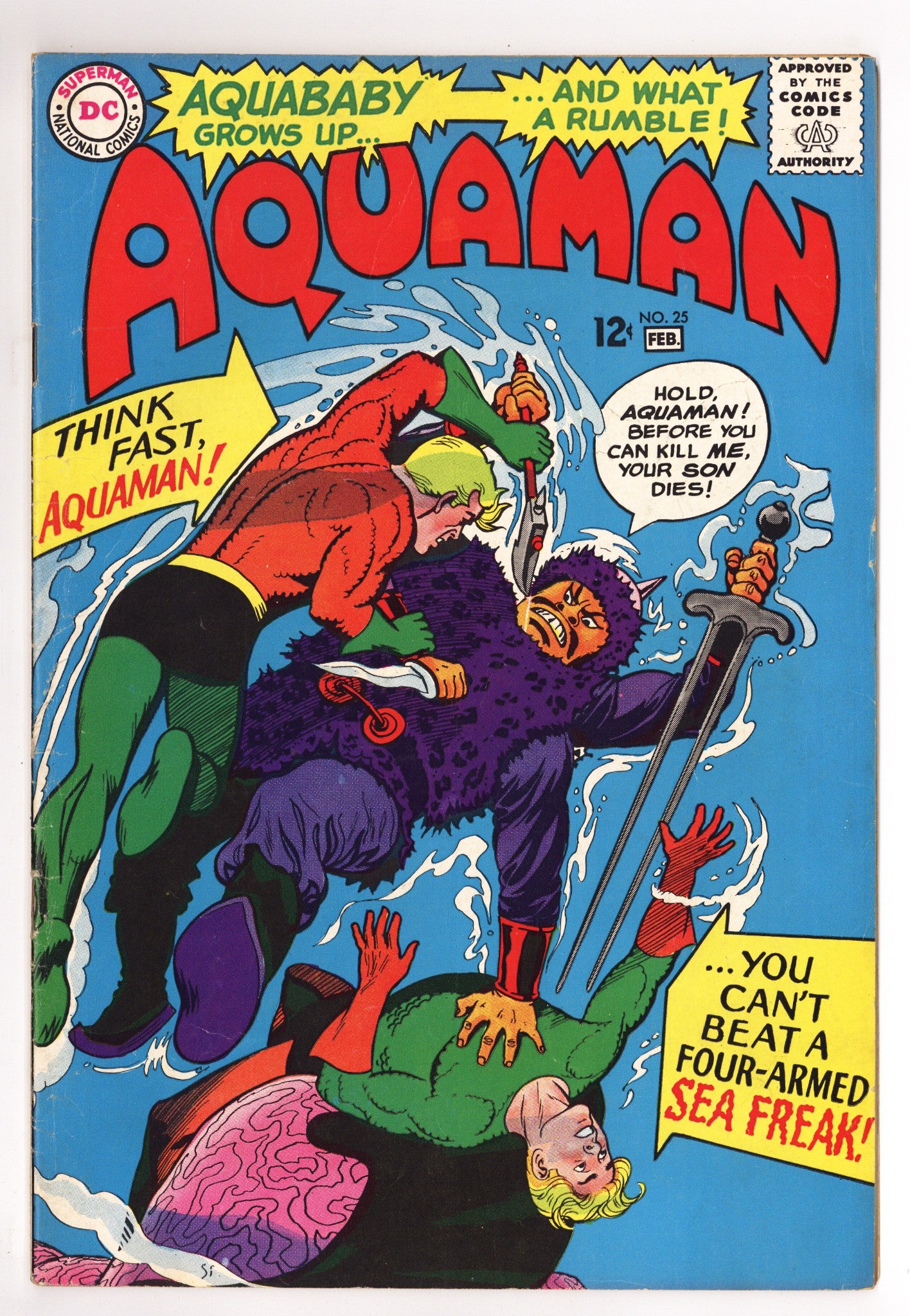 Aquaman Vol 1 25 VG+ (4.5) (1966) 