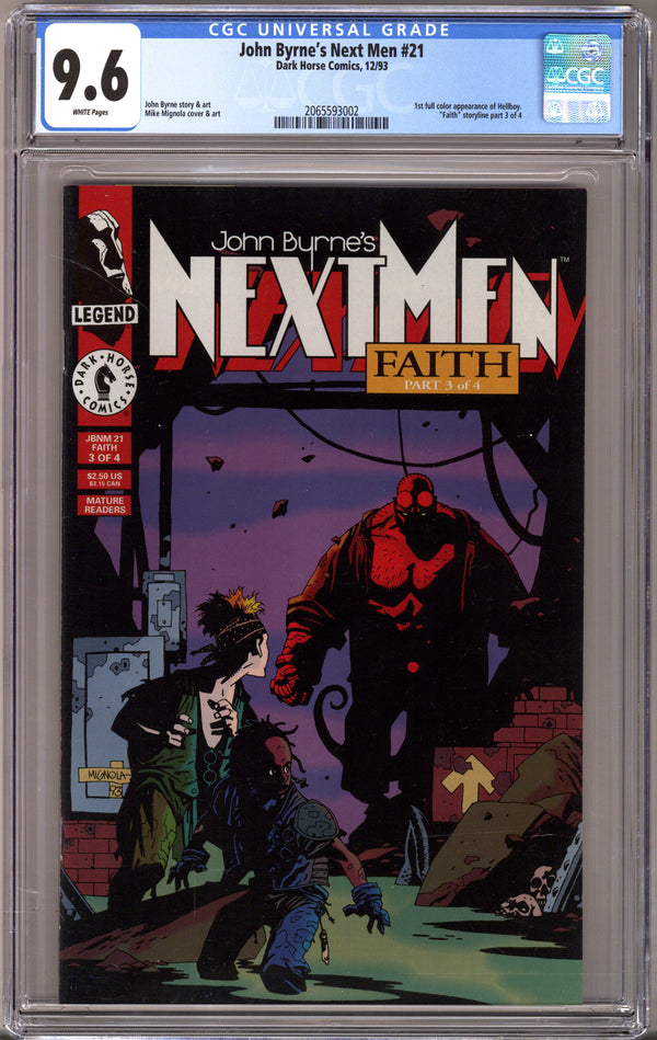 John Byrne's Next Men 21 CGC 9.6 (NM+) (1993)