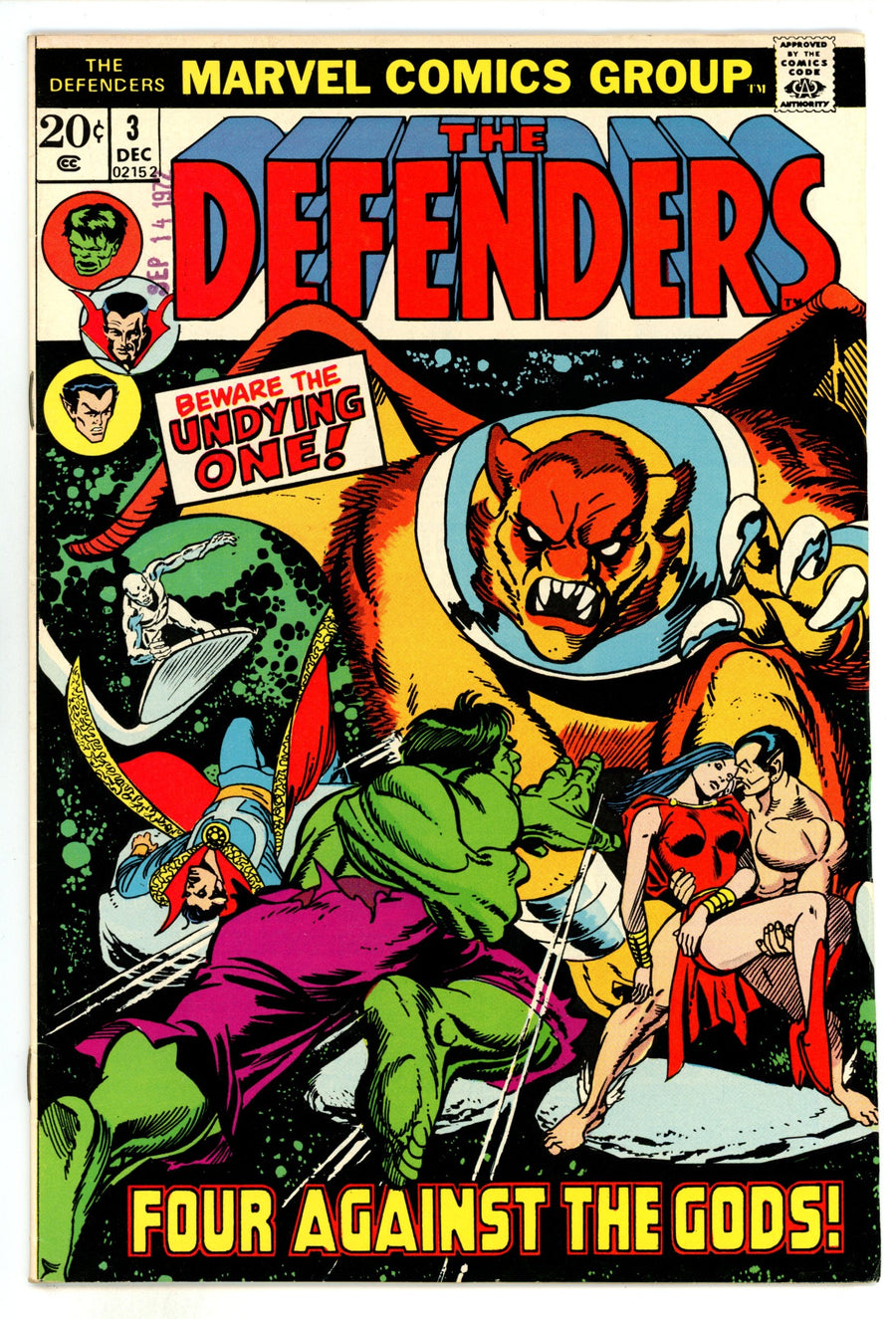 The Defenders Vol 1 3 FN+ (6.5) (1972) 