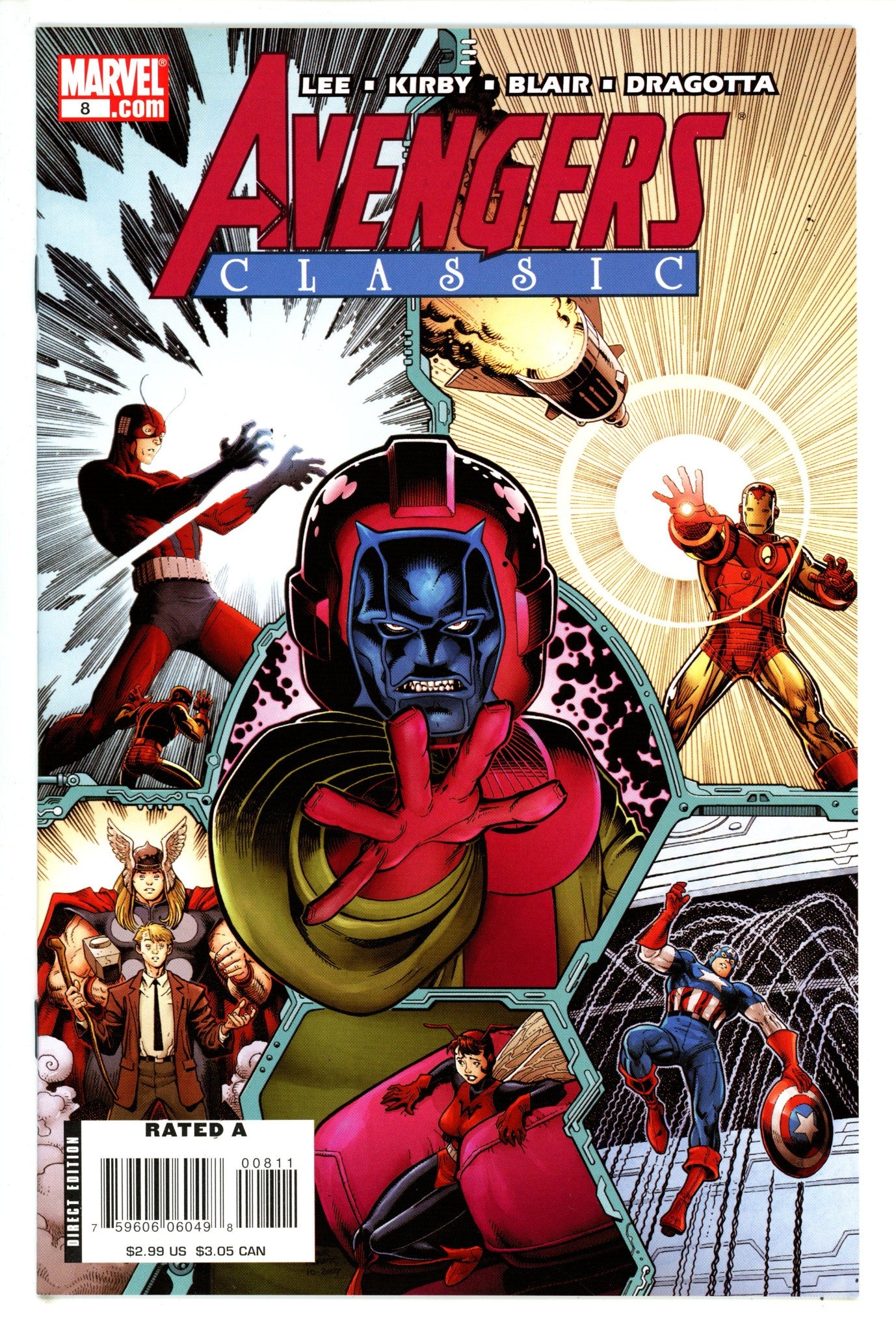 Avengers Classic 8 NM- (9.2) (2008)