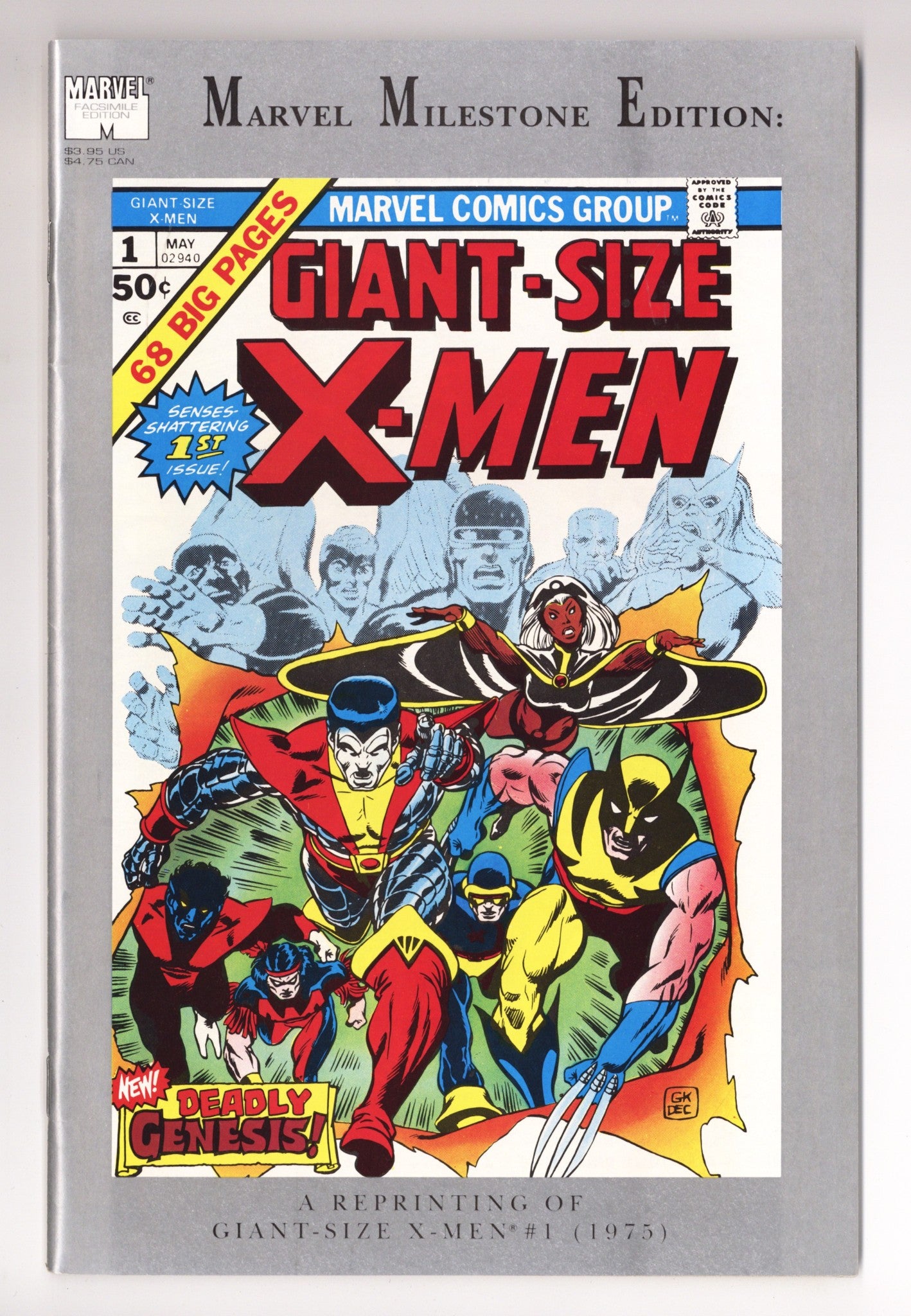 Marvel Milestone Edition: Giant-Size X-Men #1 1 High Grade (1991) 