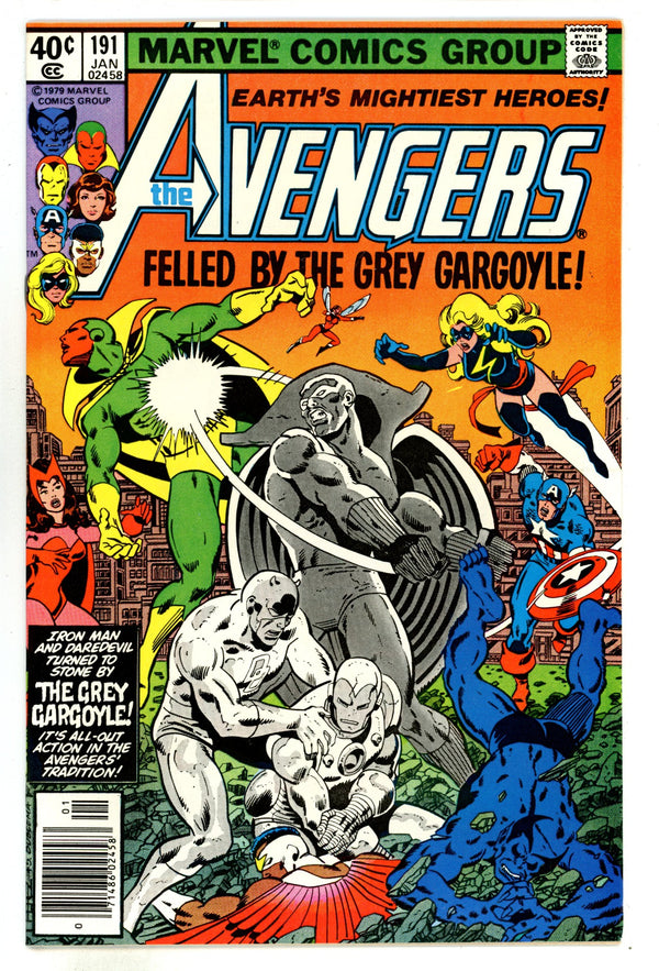 The Avengers Vol 1 191 VF+ (8.5) (1980) Newsstand