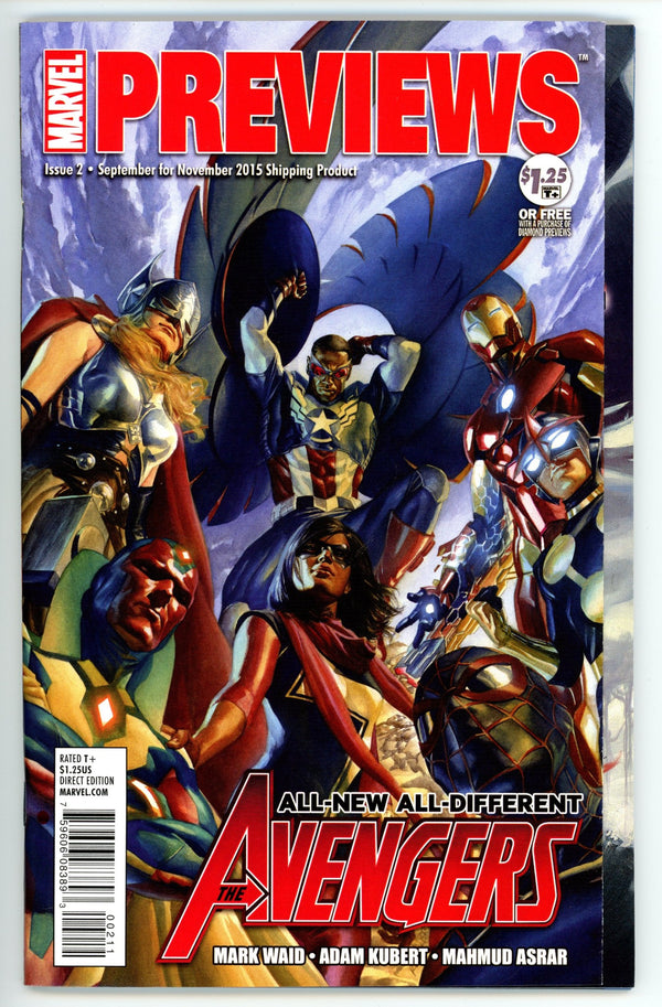Marvel Previews Vol 3 2 High Grade (2015)