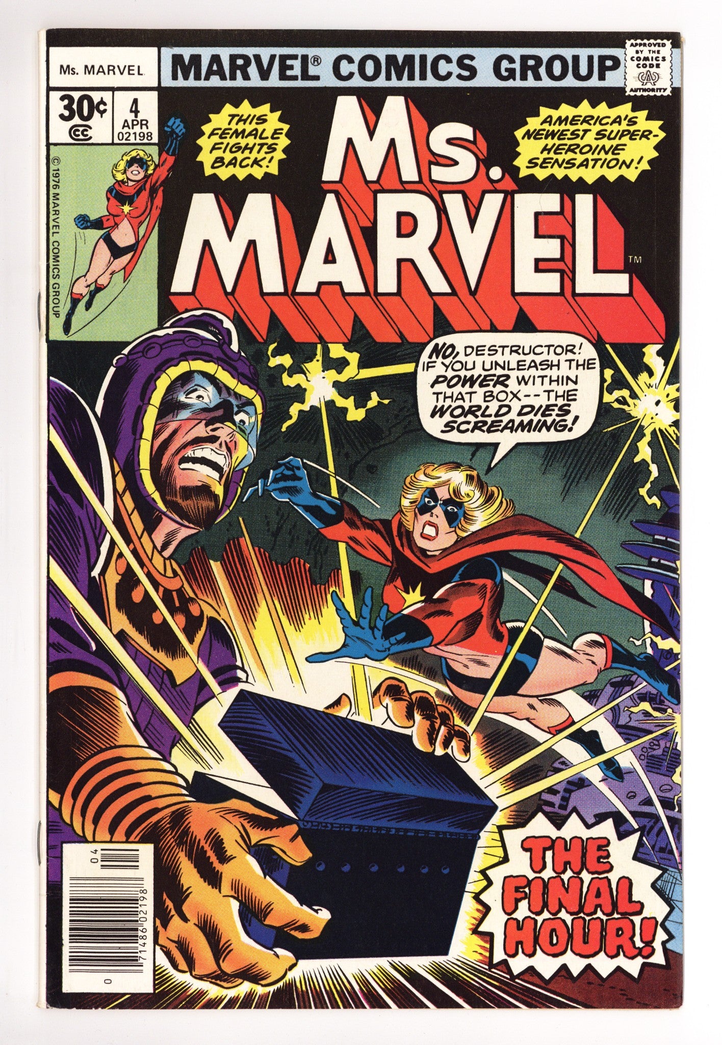 Ms. Marvel Vol 1 4 Mid Grade (1977) 