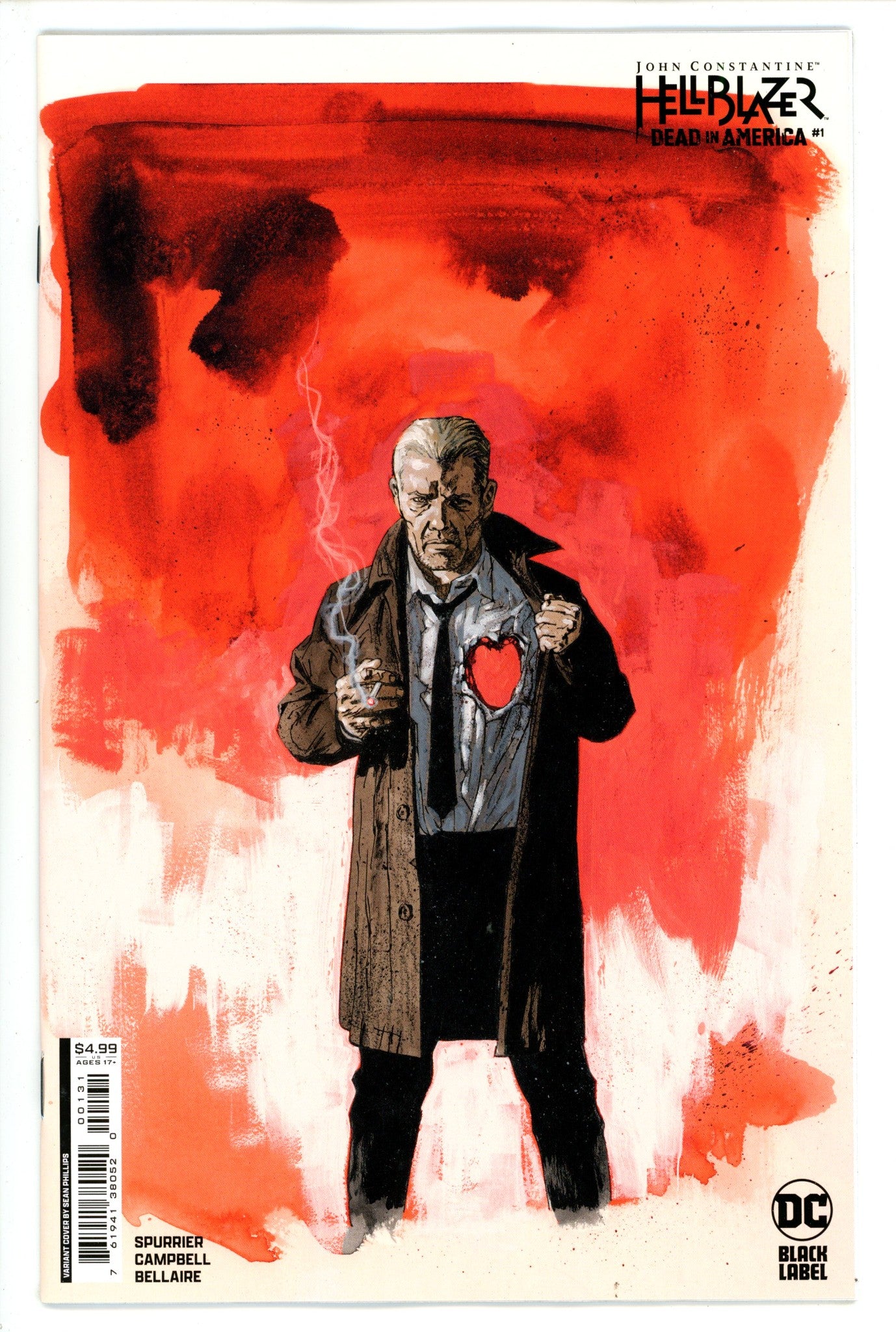 John Constantine Hellblazer Dead In America 1 Phillips Variant (2024)