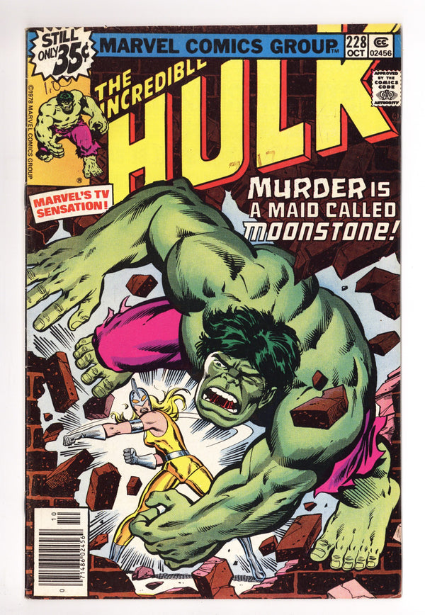 The Incredible Hulk Vol 1 228 FN- (5.5) (1978)