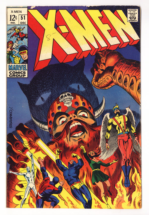 The X-Men Vol 1 51  FN (6.0)   (1968)