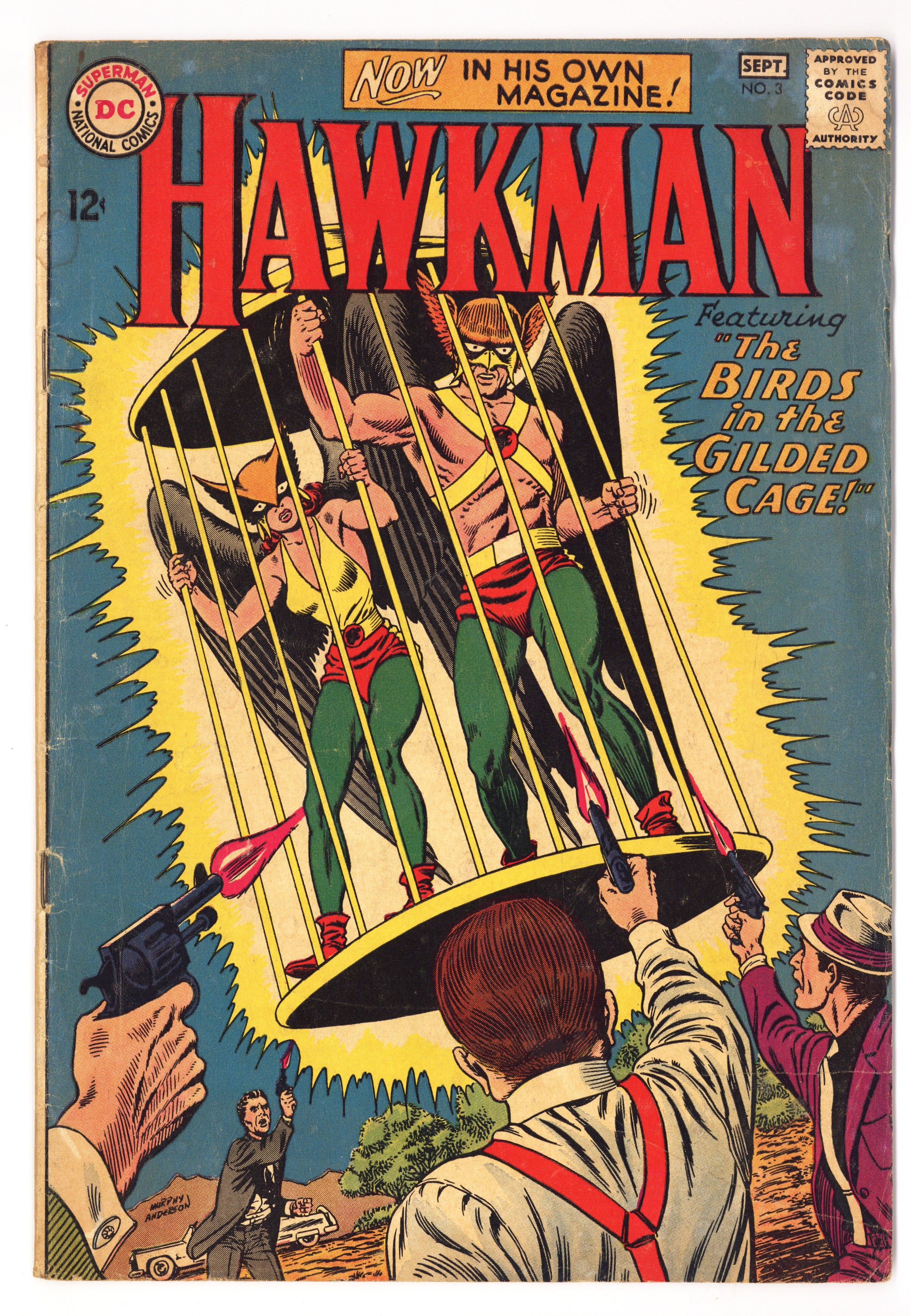 Hawkman Vol 1 3 VG- (3.5) (1964) 