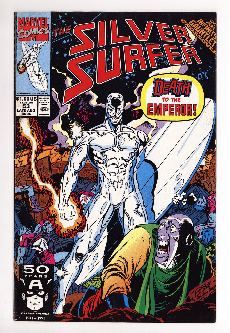 Silver Surfer Vol 3 53 Mid Grade (1991) 