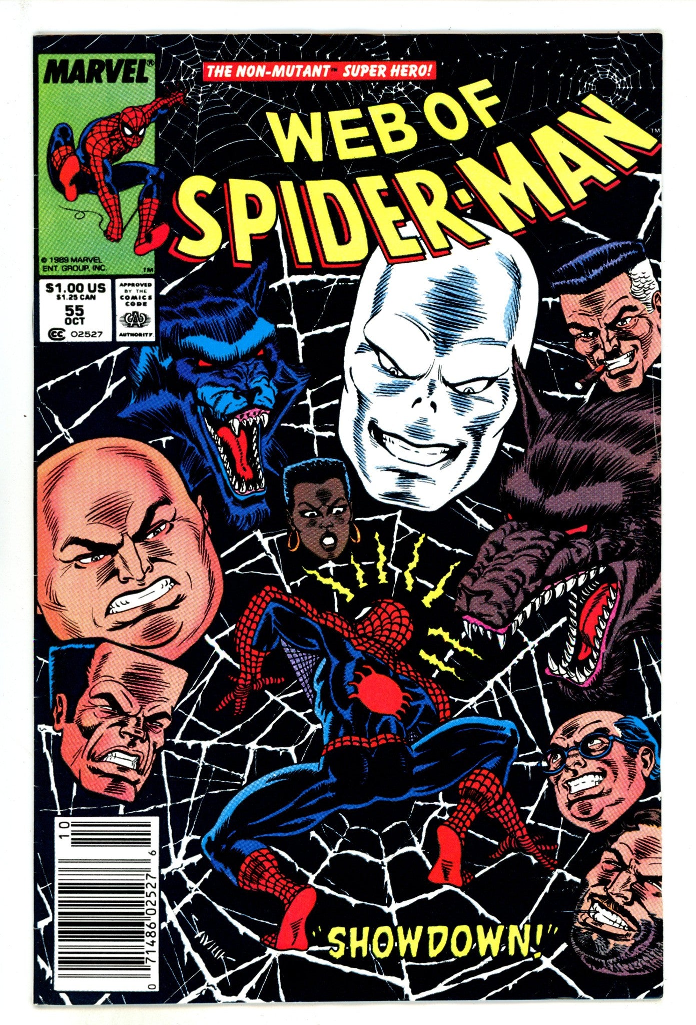 Web of Spider-Man Vol 1 55 Mid Grade (1989) Newsstand 