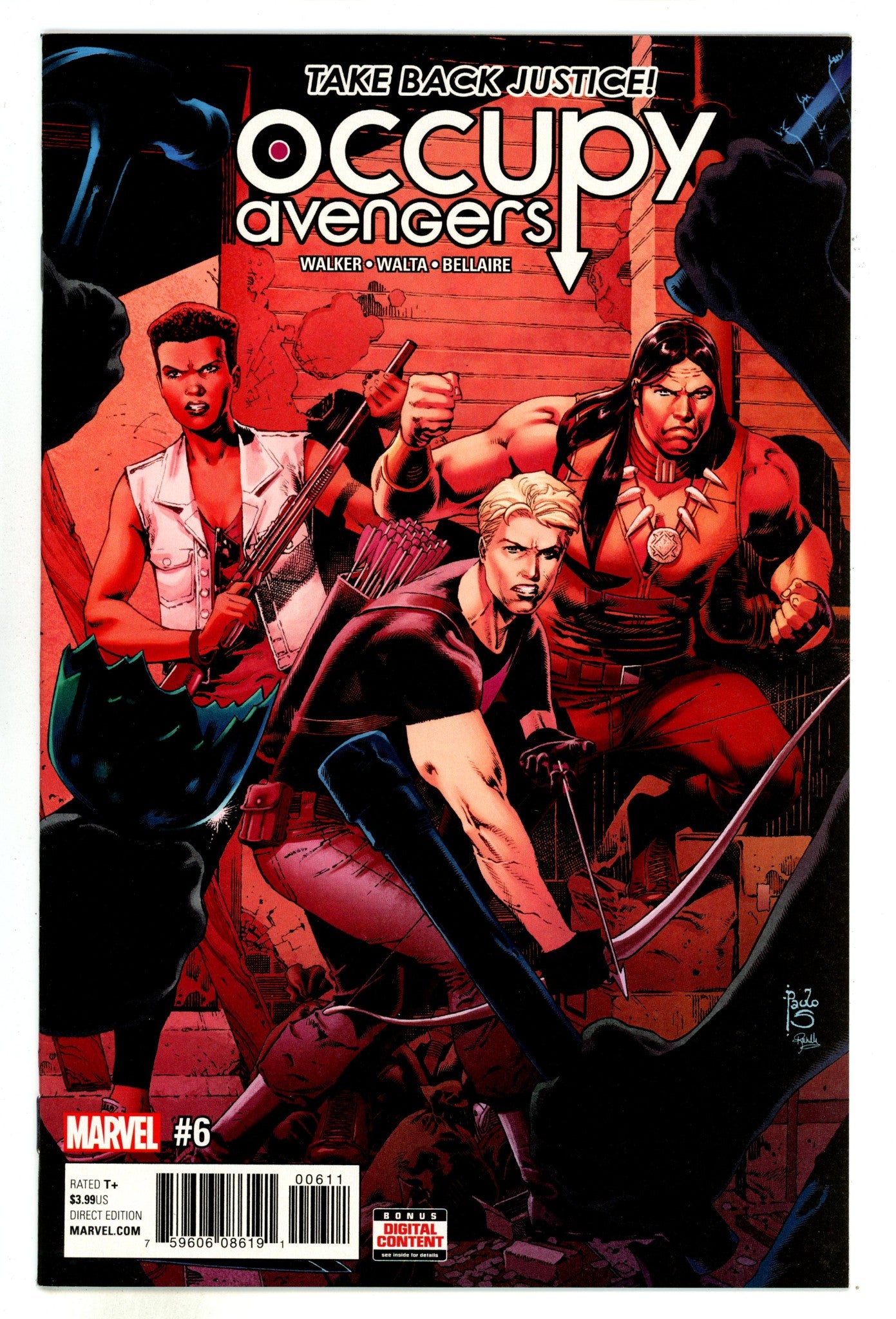 Occupy Avengers Vol 1 6 High Grade (2017) 
