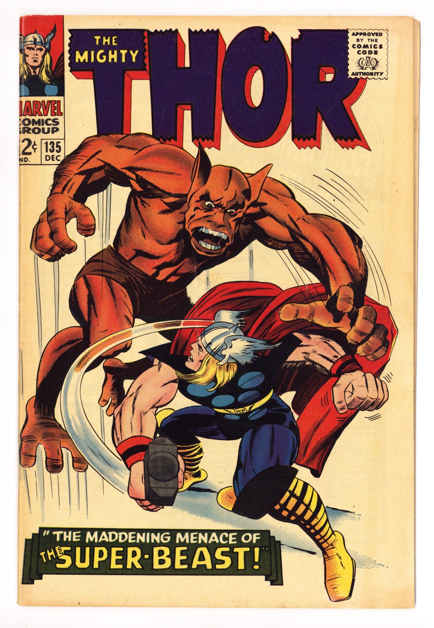Thor Vol 1 135 FN+ (6.5) (1966) 
