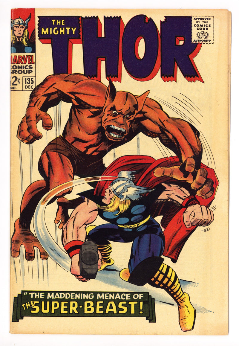 Thor Vol 1 135 FN+ (6.5) (1966) 
