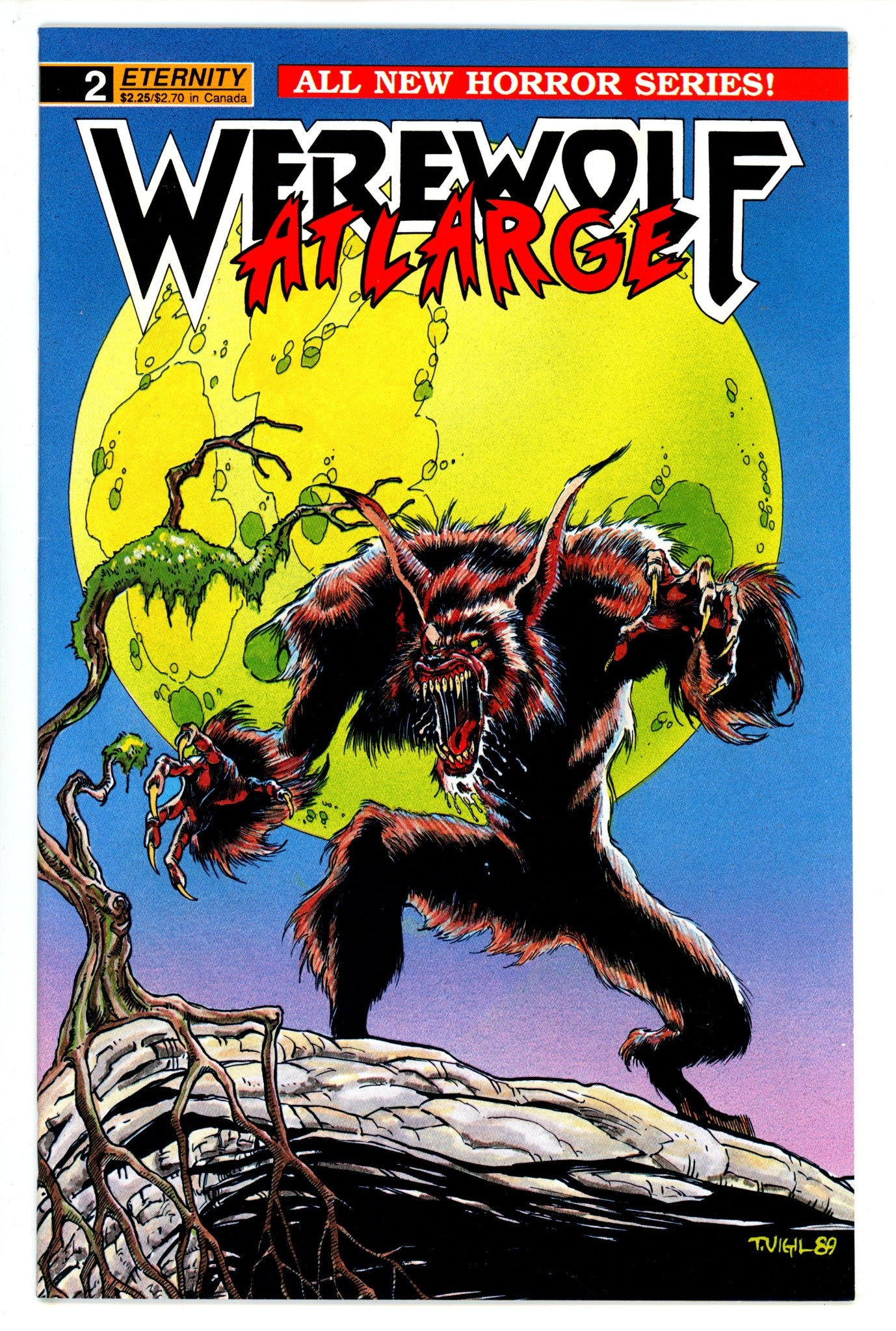 Werewolf at Large 2 VF/NM (1989)