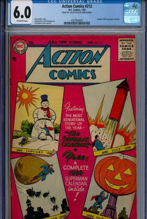 Action Comics Vol 1 212 CGC 6.0 (FN) (1956) 