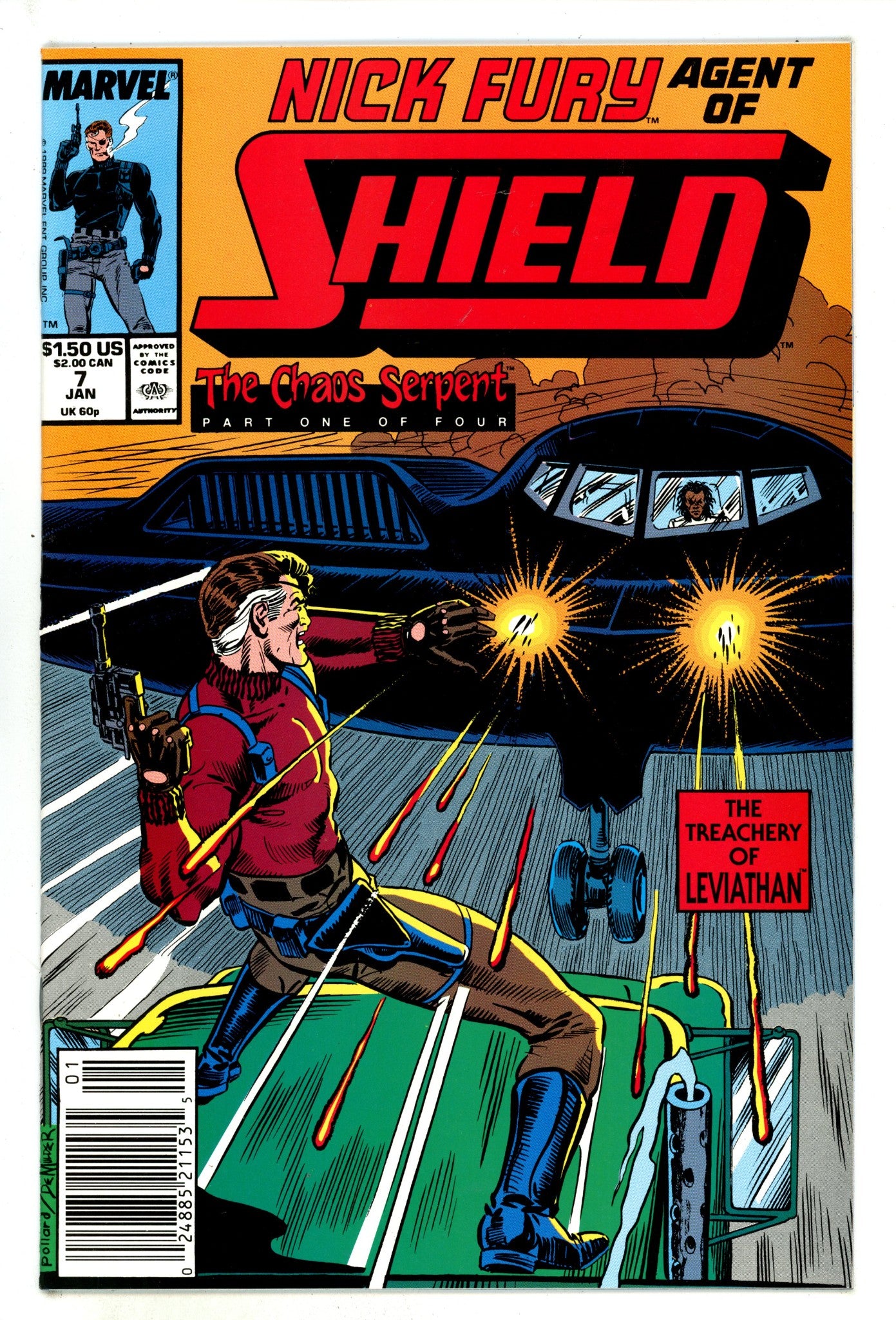 Nick Fury, Agent of S.H.I.E.L.D. Vol 4 7 High Grade (1990) 