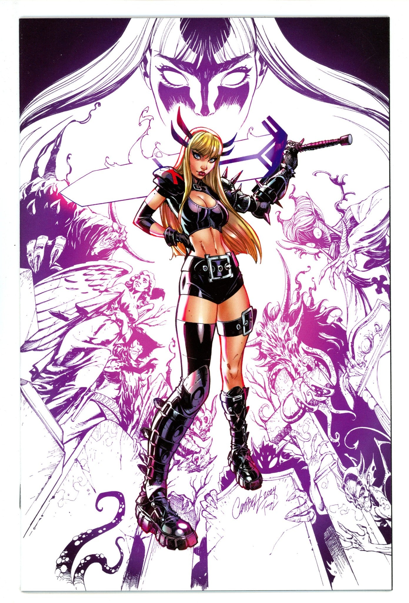 Magik Vol 2 1 Campbell 2nd Print Virgin Incentive Variant NM (2025)