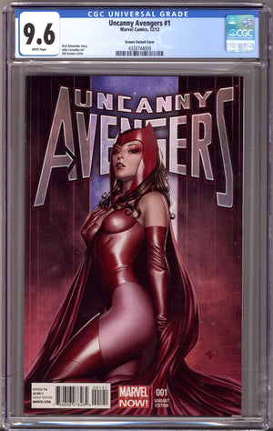 Uncanny Avengers Vol 1 1 CGC 9.6 (NM+) (2012) Granov Incentive Variant