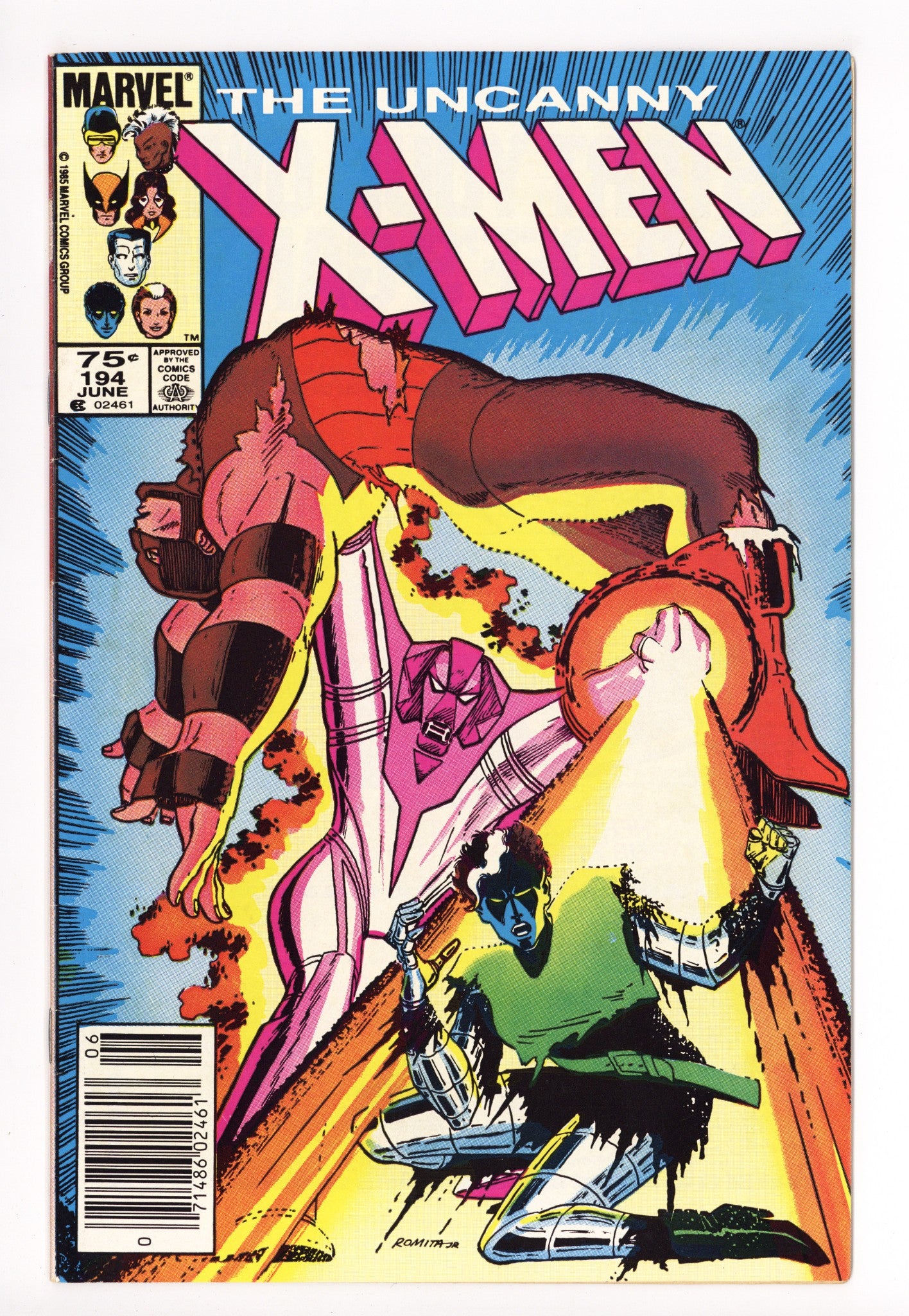 The Uncanny X-Men Vol 1 194 FN (6.0) (1985) Canadian Price Variant 
