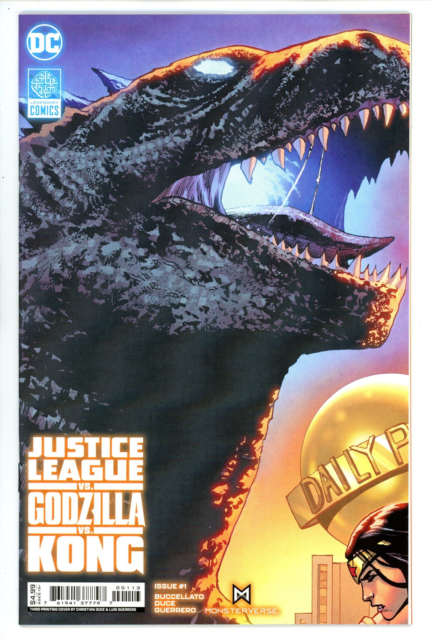Justice League Vs Godzilla Vs Kong 1 Final Print (2024)