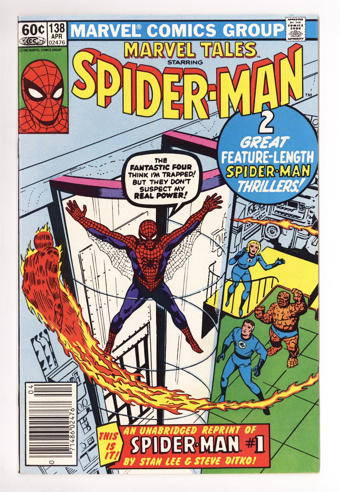 Marvel Tales Vol 2 138 VF/NM (9.0) (1982) Newsstand 